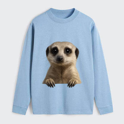 Meerkat  - Classic Long Sleeve Shirt - Light Blue