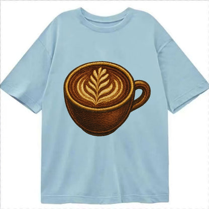 Latte Art  - Classic T-shirt - Light Blue