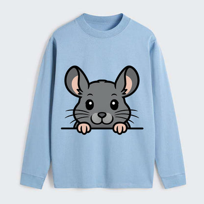 Chinchilla  - Classic Long Sleeve Shirt - Light Blue