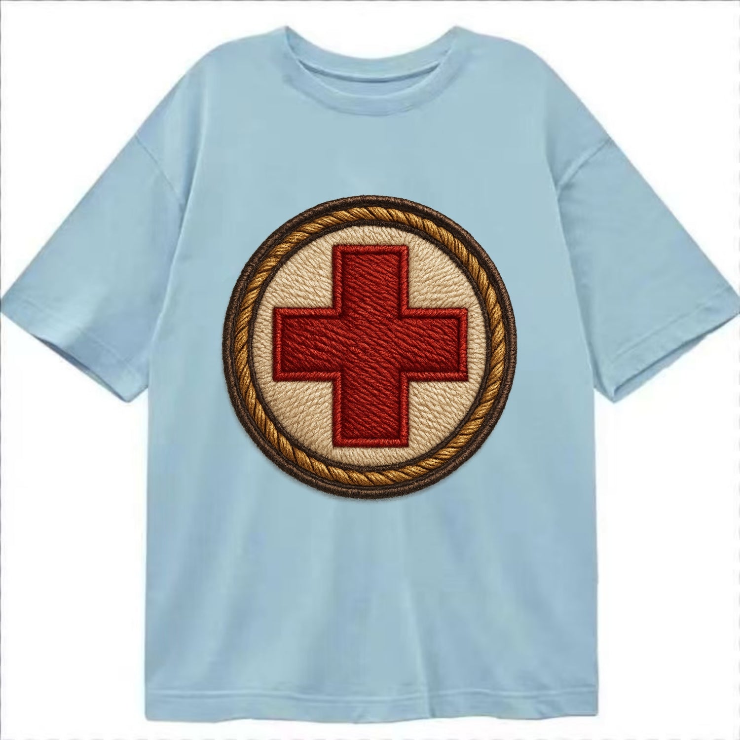 Medical Cross  - Classic T-shirt - Light Blue