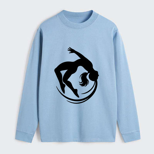 Gymnast mid-backflip rotation - Classic Long Sleeve Shirt