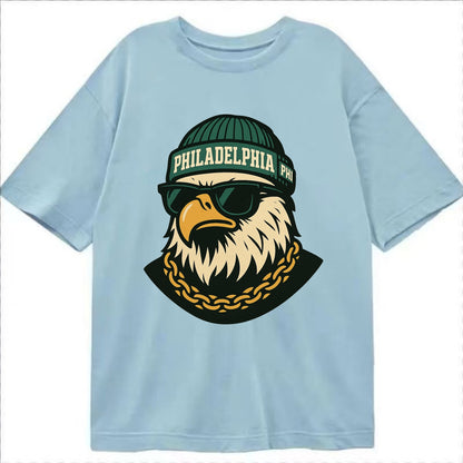 "eagle" "philadelphia" "phi" "green" "us East" - Classic T-shirt - Light Blue