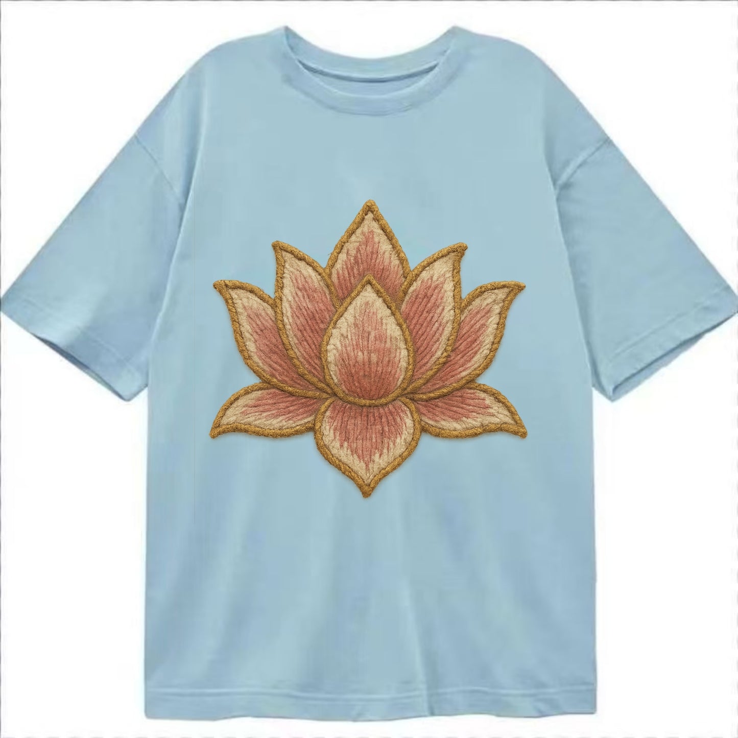 Lotus Flower - Classic T-shirt - Light Blue