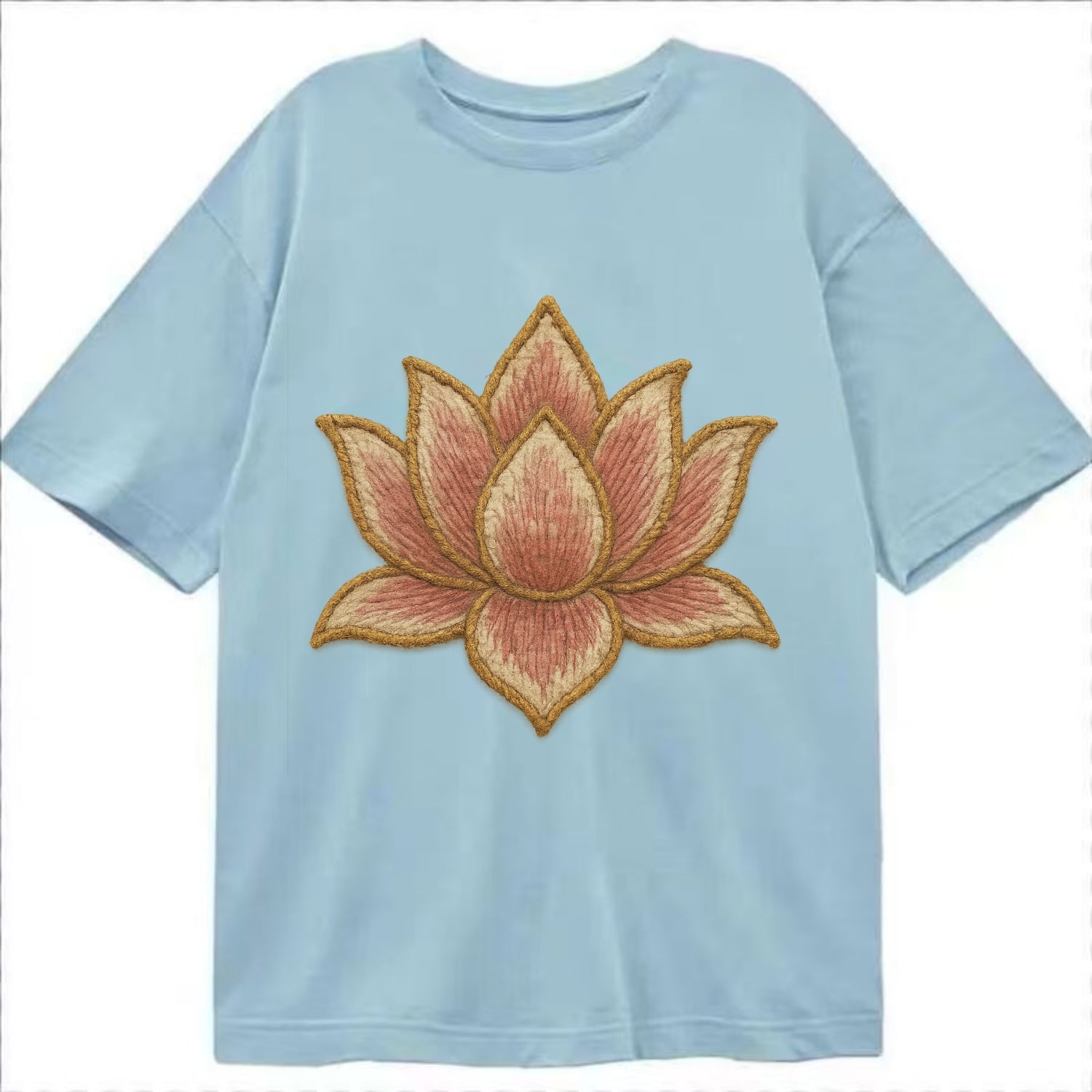 Lotus Flower - Classic T-shirt - Light Blue