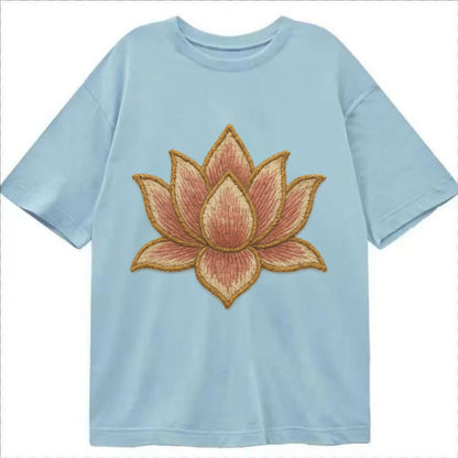 Lotus Flower - Classic T-shirt - Light Blue