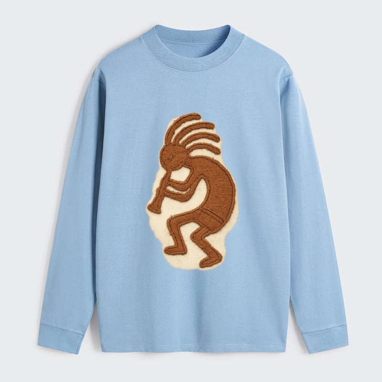 Kokopelli  - Classic Long Sleeve Shirt - Light Blue
