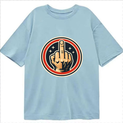 Defiant Spirit Emblem - Classic T-shirt - Light Blue