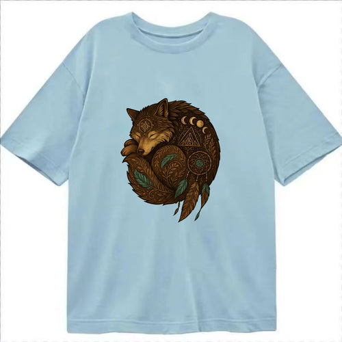 Sleeping Wolf Peace  - Classic T-shirt