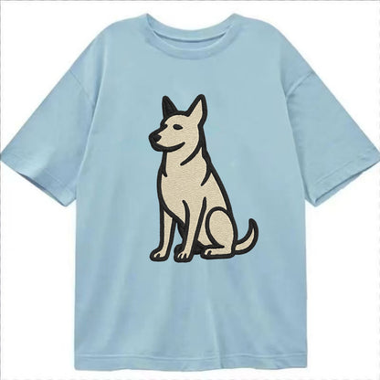 German Sheprador - German Shepherd Lab m Classic T-shirt - Light Blue