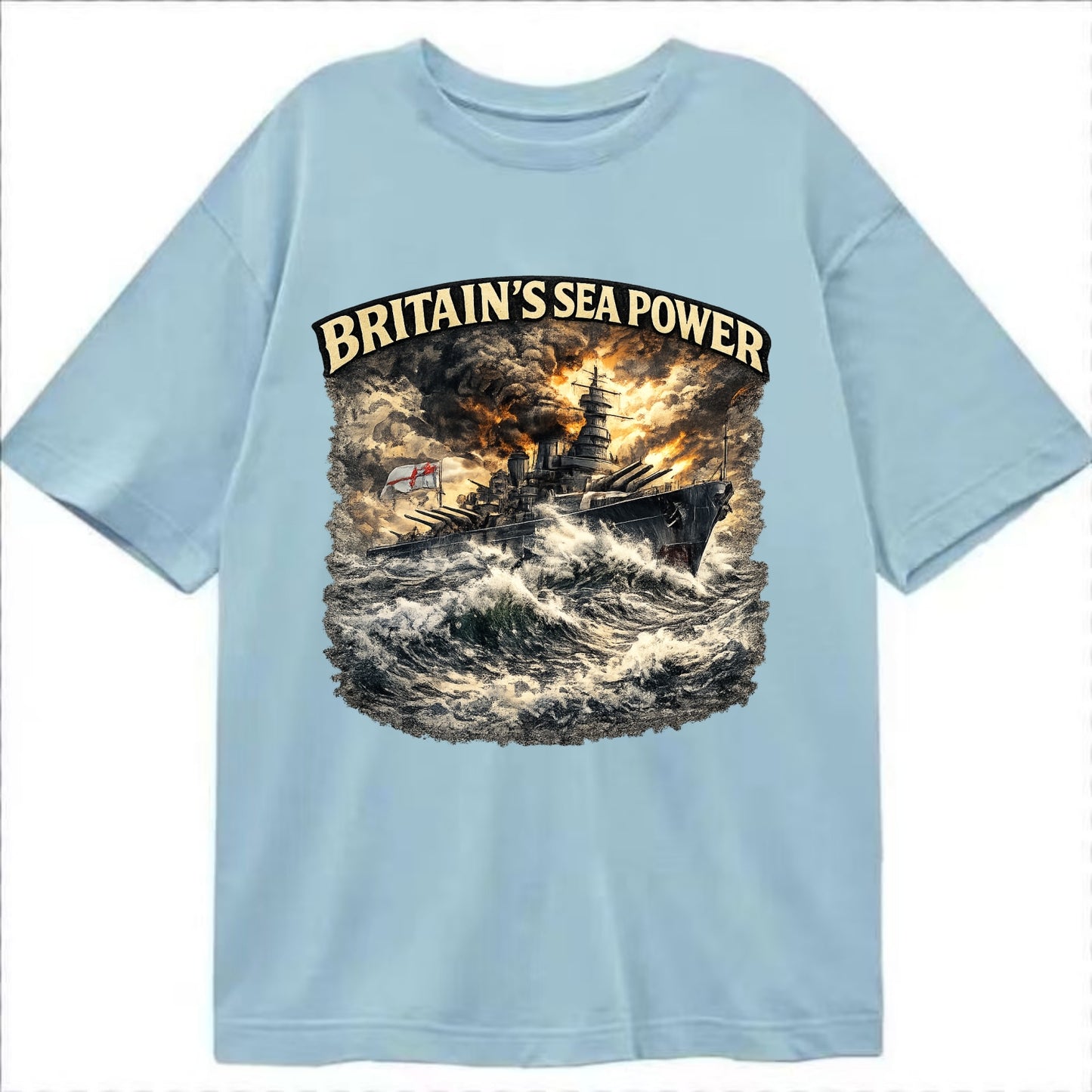 Britain's Sea Power - Classic T-shirt - Light Blue
