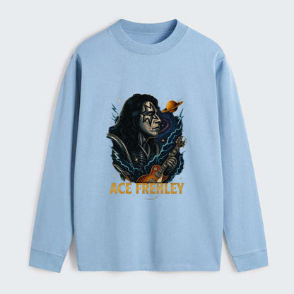 Icon Portrait - Classic Long Sleeve Shirt - Light Blue