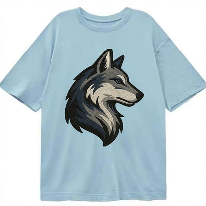 Lone Wolf Wanderer  - Classic T-shirt - Light Blue