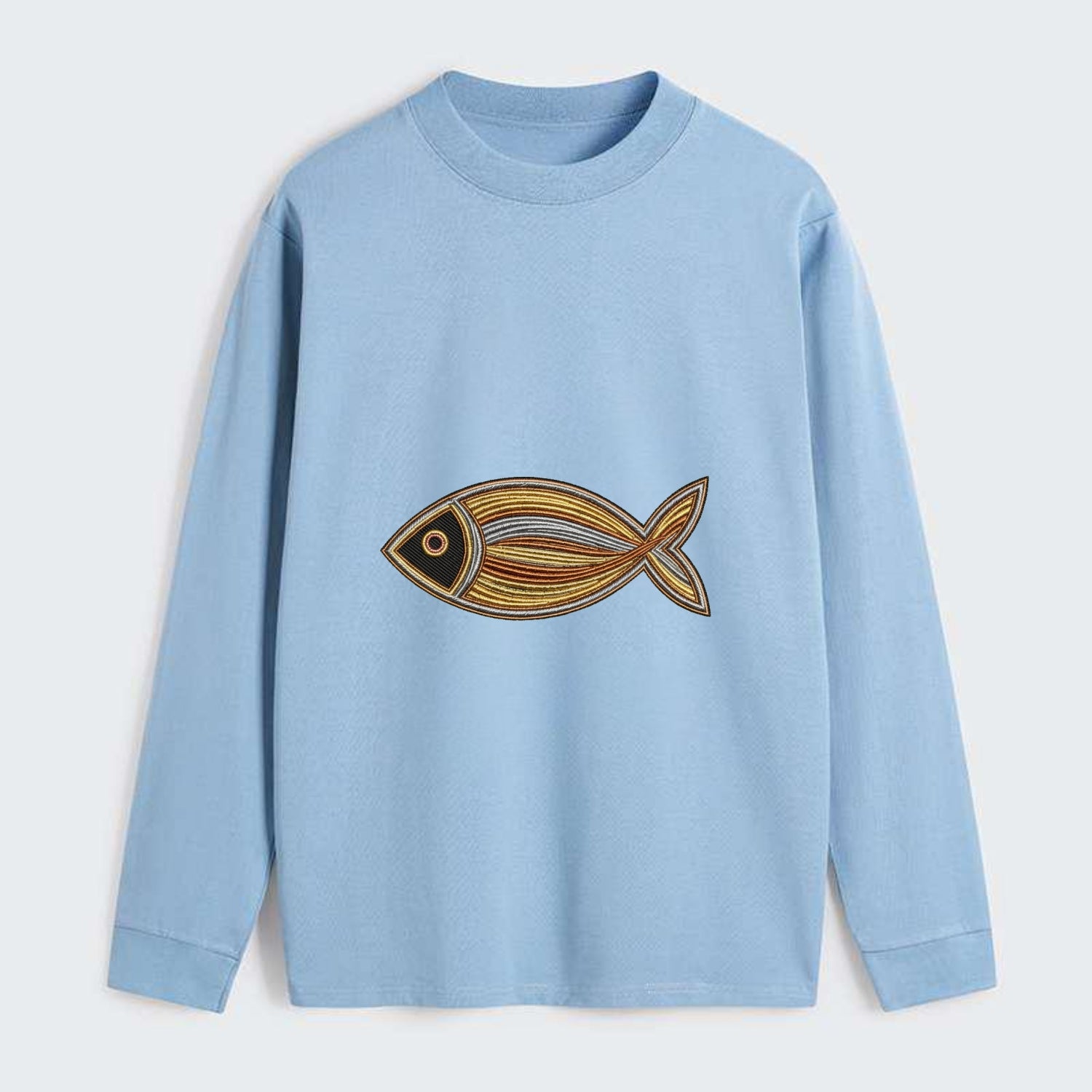 Ichthys - Classic Long Sleeve Shirt - Light Blue