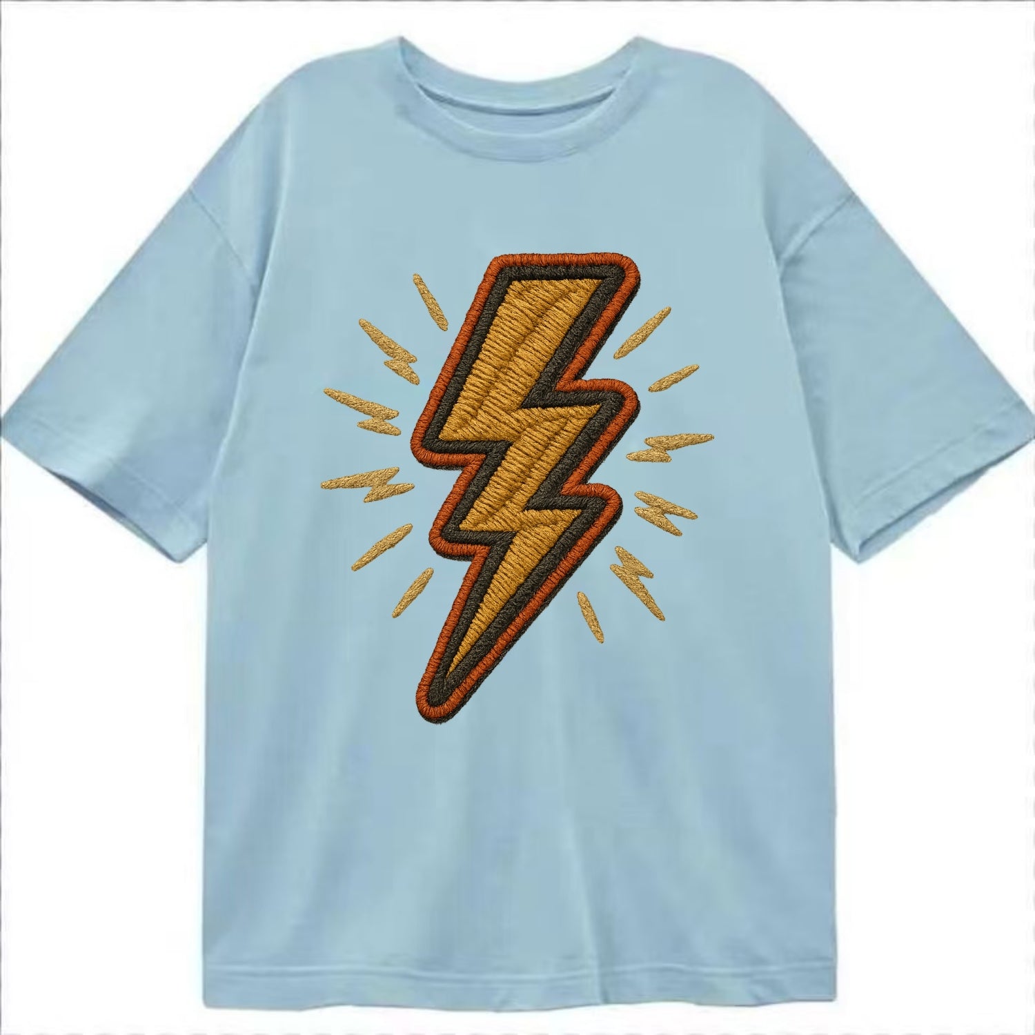 Lightning Bolt  - Classic T-shirt - Light Blue