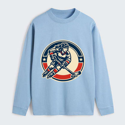 Fearless Ice Warrior - Classic Long Sleeve Shirt - Light Blue