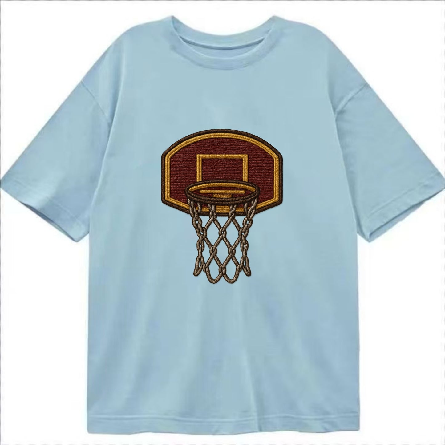 Basketball Hoop  - Classic T-shirt - Light Blue