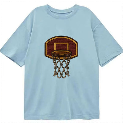 Basketball Hoop  - Classic T-shirt - Light Blue