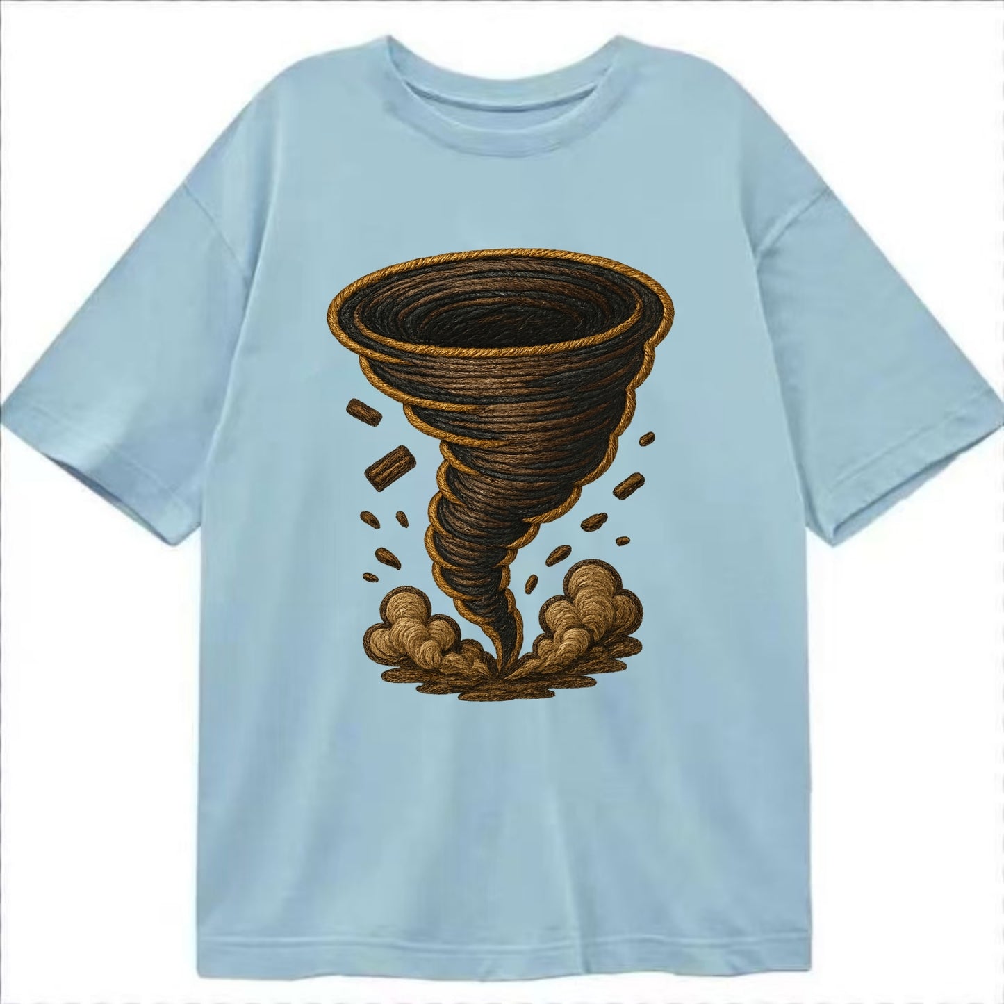 Tornado  - Classic T-shirt - Light Blue