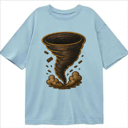 Tornado  - Classic T-shirt - Light Blue