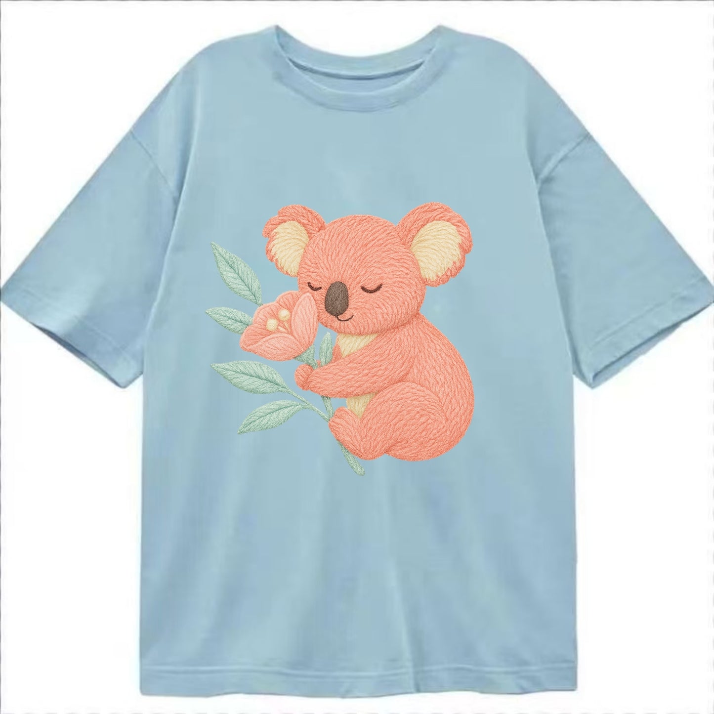 Coral Koala - Classic T-shirt - Light Blue