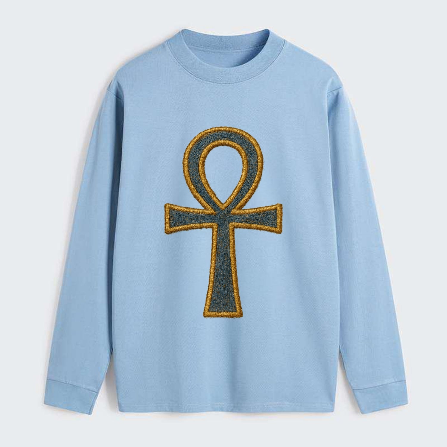 Ankh - Classic Long Sleeve Shirt - Light Blue