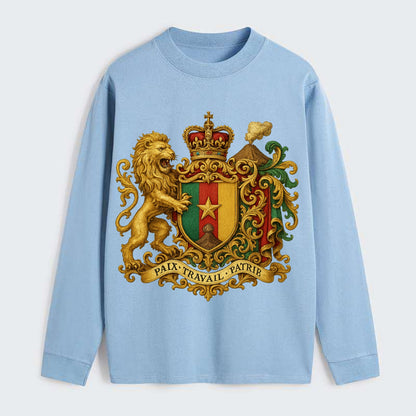 Cameroon Royal Logo  - Classic Long Sleeve Shirt - Light Blue