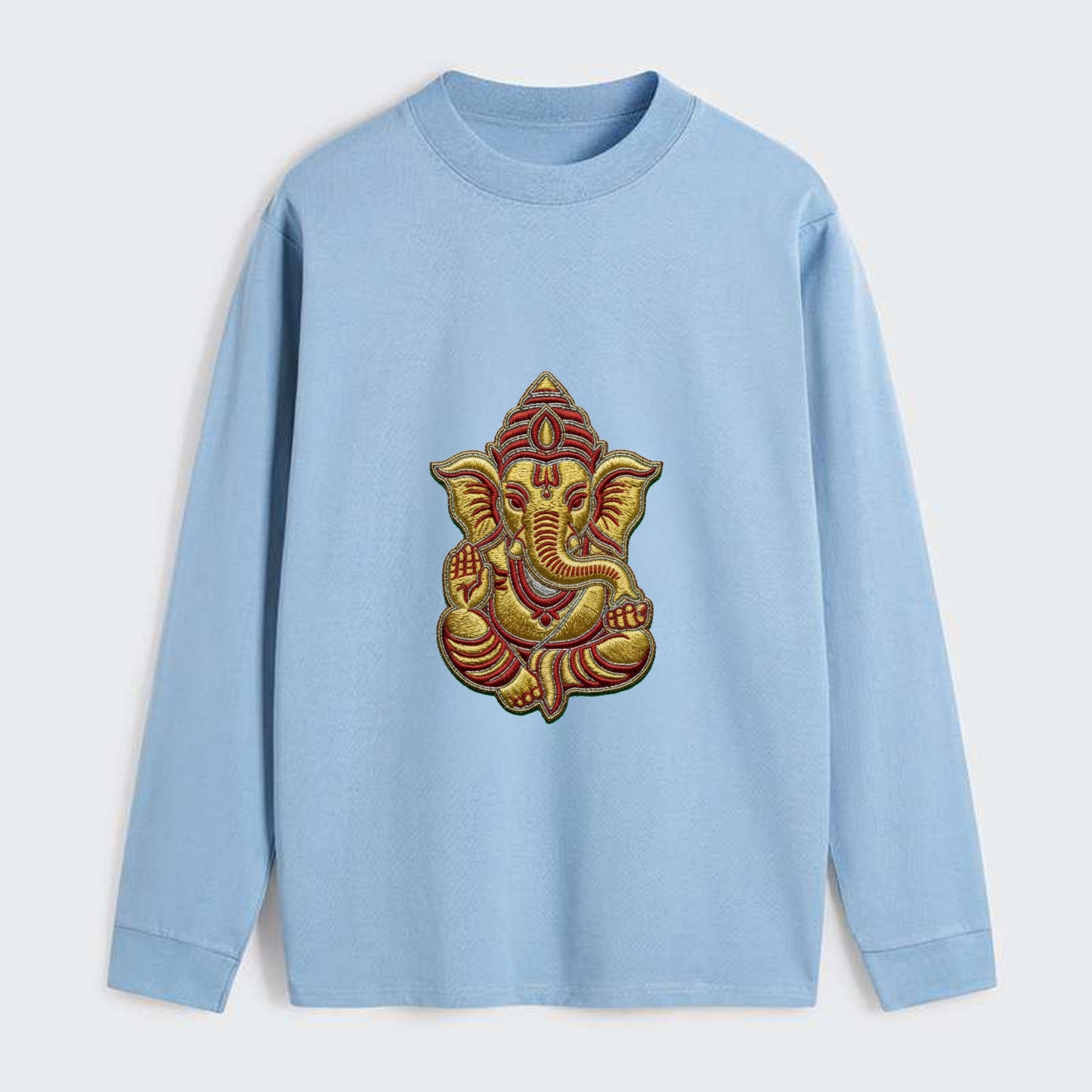 Ganesh - Classic Long Sleeve Shirt - Light Blue