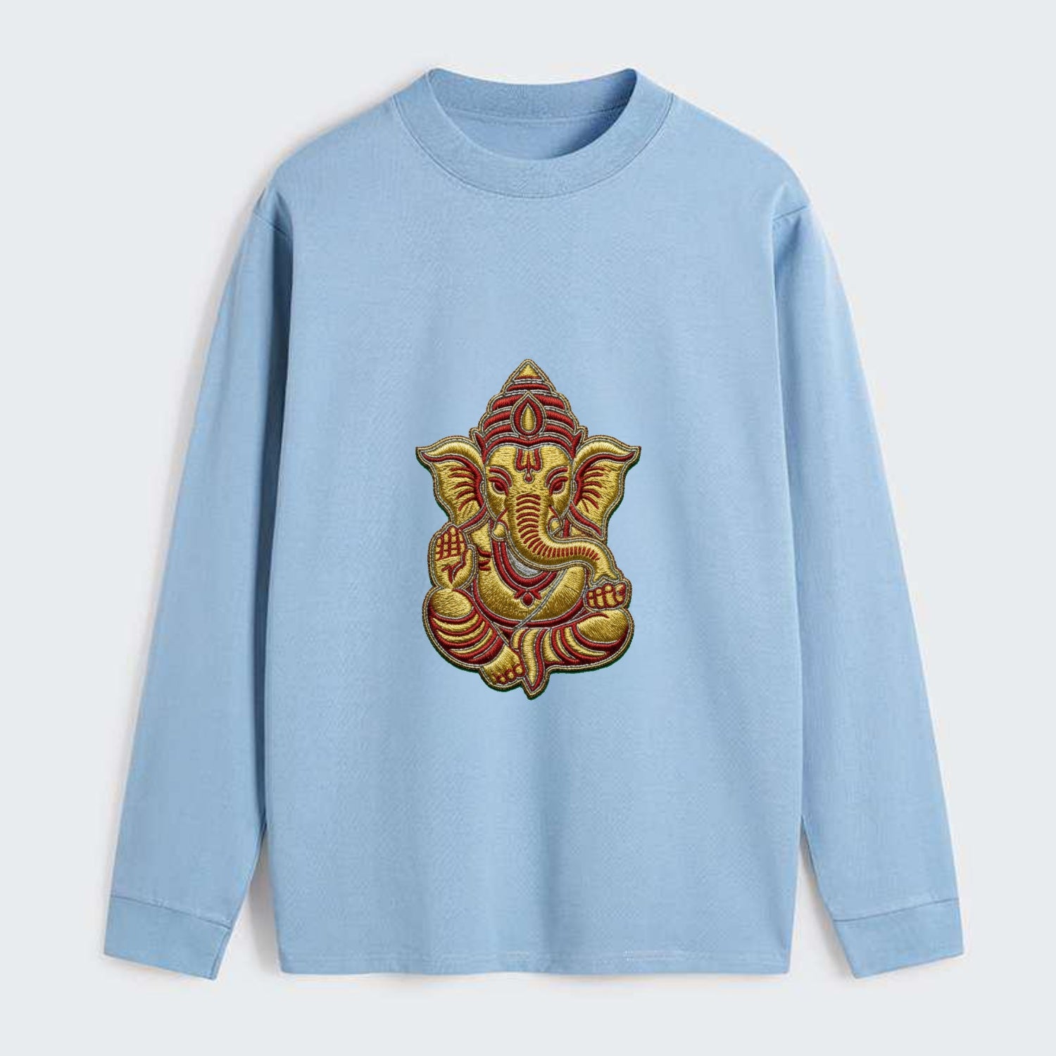 Ganesh - Classic Long Sleeve Shirt - Light Blue