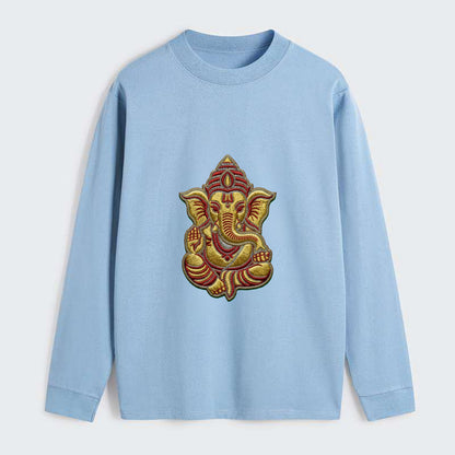 Ganesh - Classic Long Sleeve Shirt - Light Blue