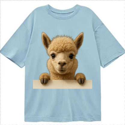 Alpaca  - Classic T-shirt - Light Blue
