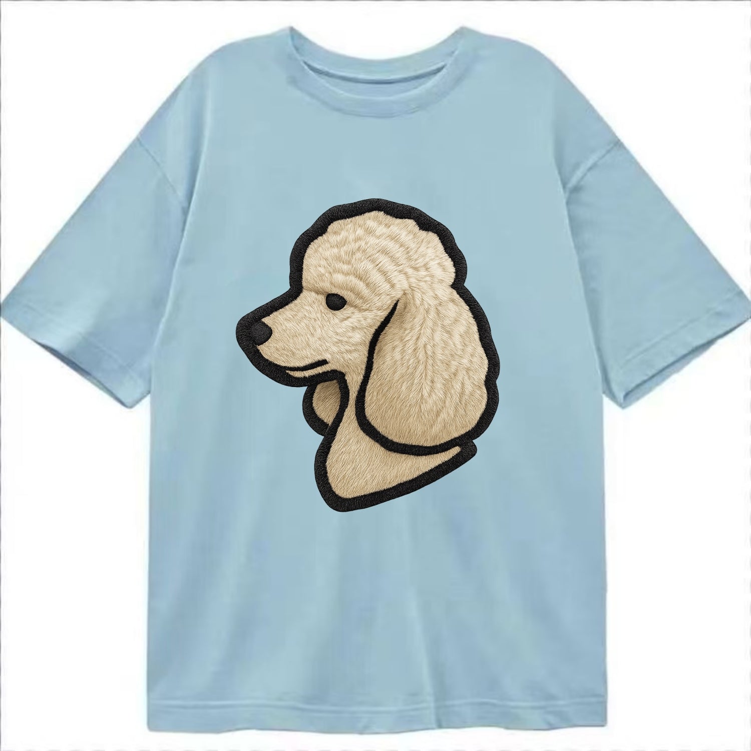 Poodle - Contemporary clean style with s - Classic T-shirt - Light Blue