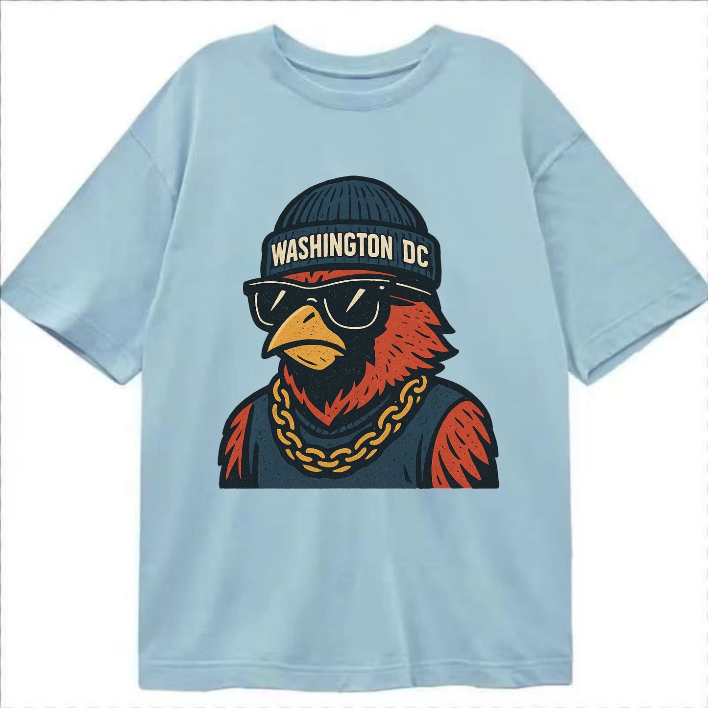 "cardinal" "washington Dc" "dc" "navy" "us East" - Classic T-shirt - Light Blue