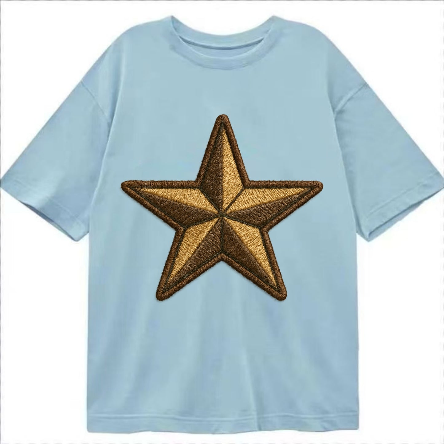 Star  - Classic T-shirt - Light Blue