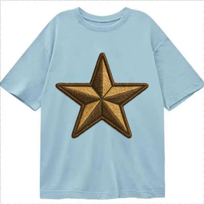 Star  - Classic T-shirt - Light Blue