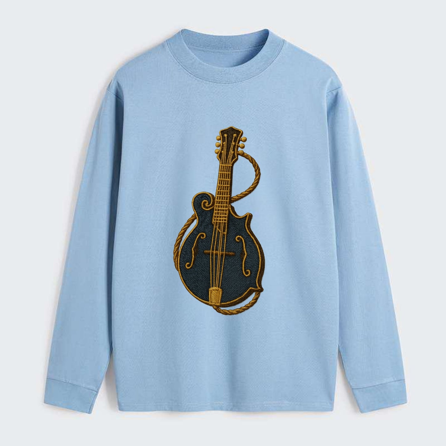 Mandolin  - Classic Long Sleeve Shirt - Light Blue