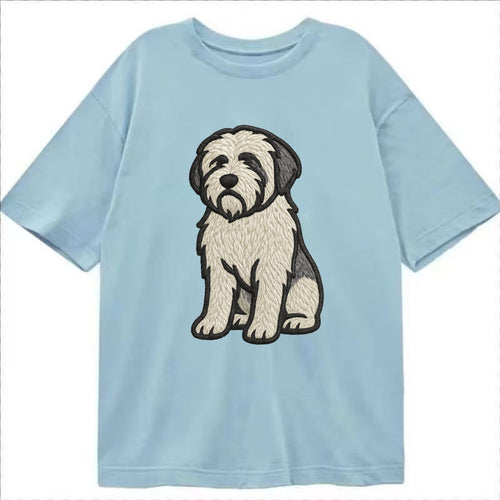 Polish Lowland Sheepdog - White and gray - Classic T-shirt