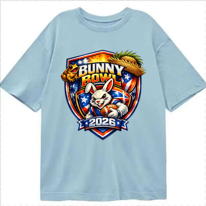 Bunny Bowl 2026 - Classic T-shirt - Light Blue
