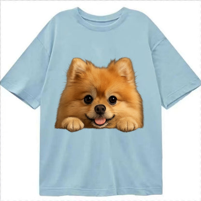 Pomeranian  - Classic T-shirt - Light Blue