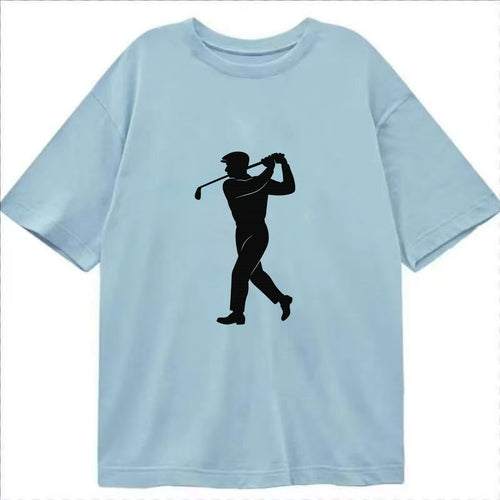 Golfer perfect swing follow-through - Classic T-shirt