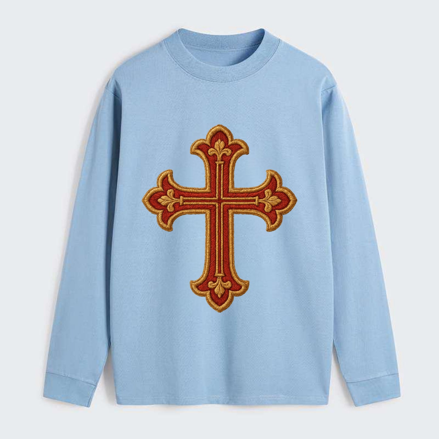 Armenian Cross - Classic Long Sleeve Shirt - Light Blue