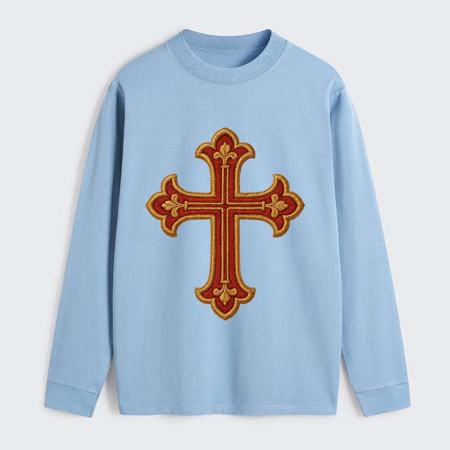 Armenian Cross - Classic Long Sleeve Shirt - Light Blue
