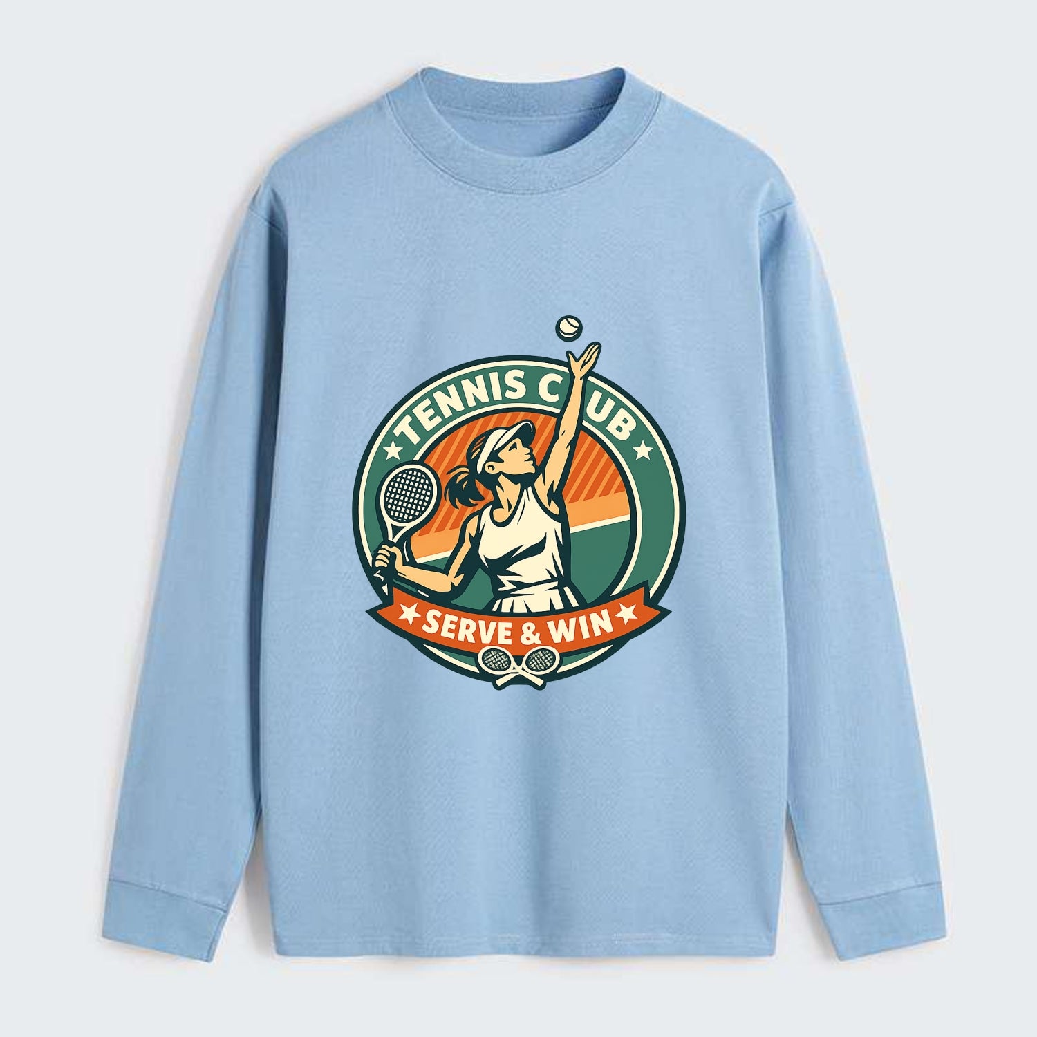 Ace in Motion - Classic Long Sleeve Shirt - Light Blue