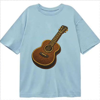 Vintage Guitar  - Classic T-shirt - Light Blue