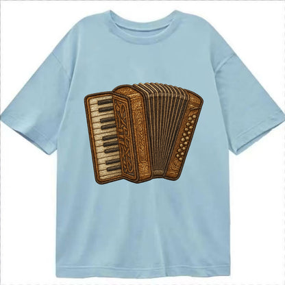 Accordion  - Classic T-shirt - Light Blue