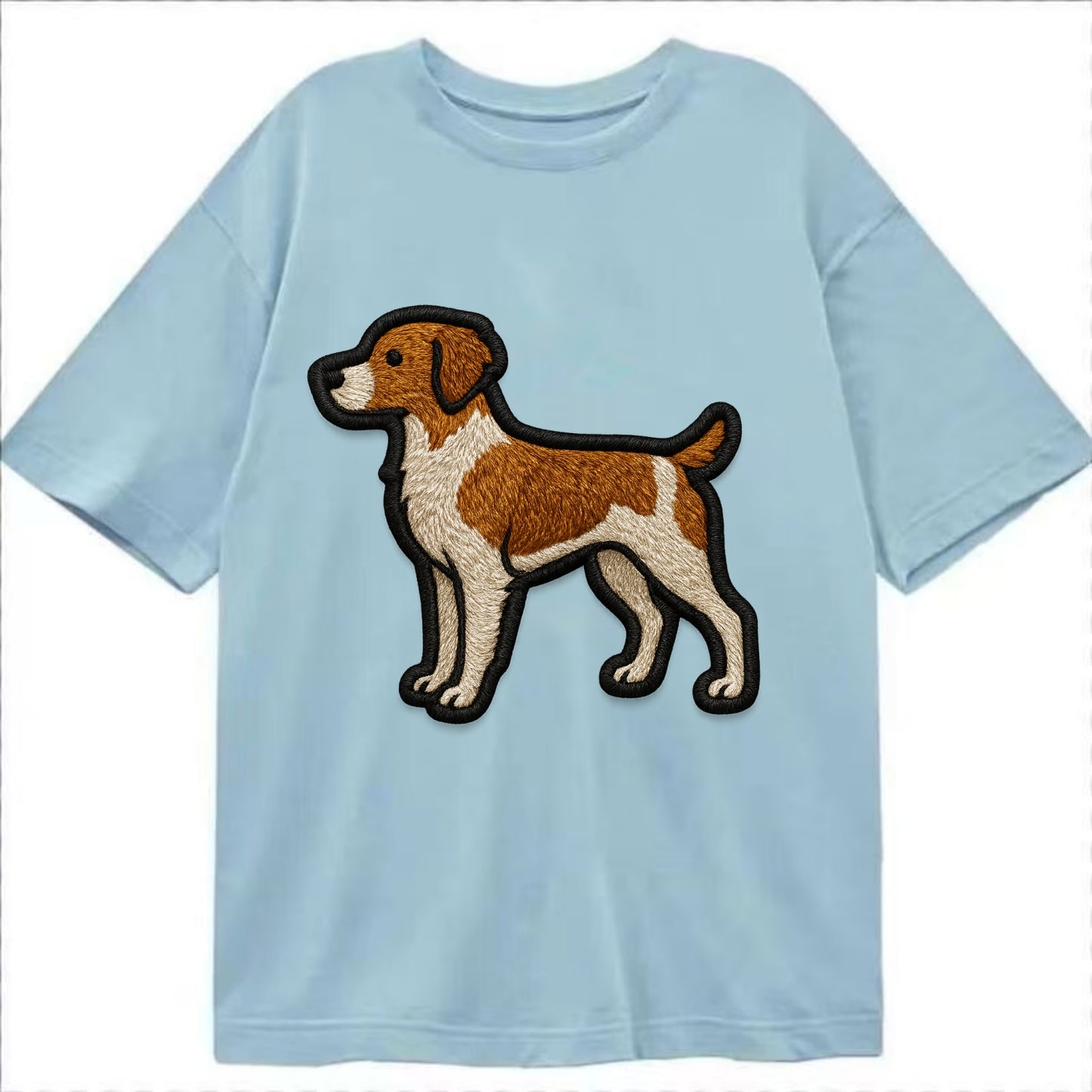 Brittany - Contemporary athletic logo wi - Classic T-shirt - Light Blue