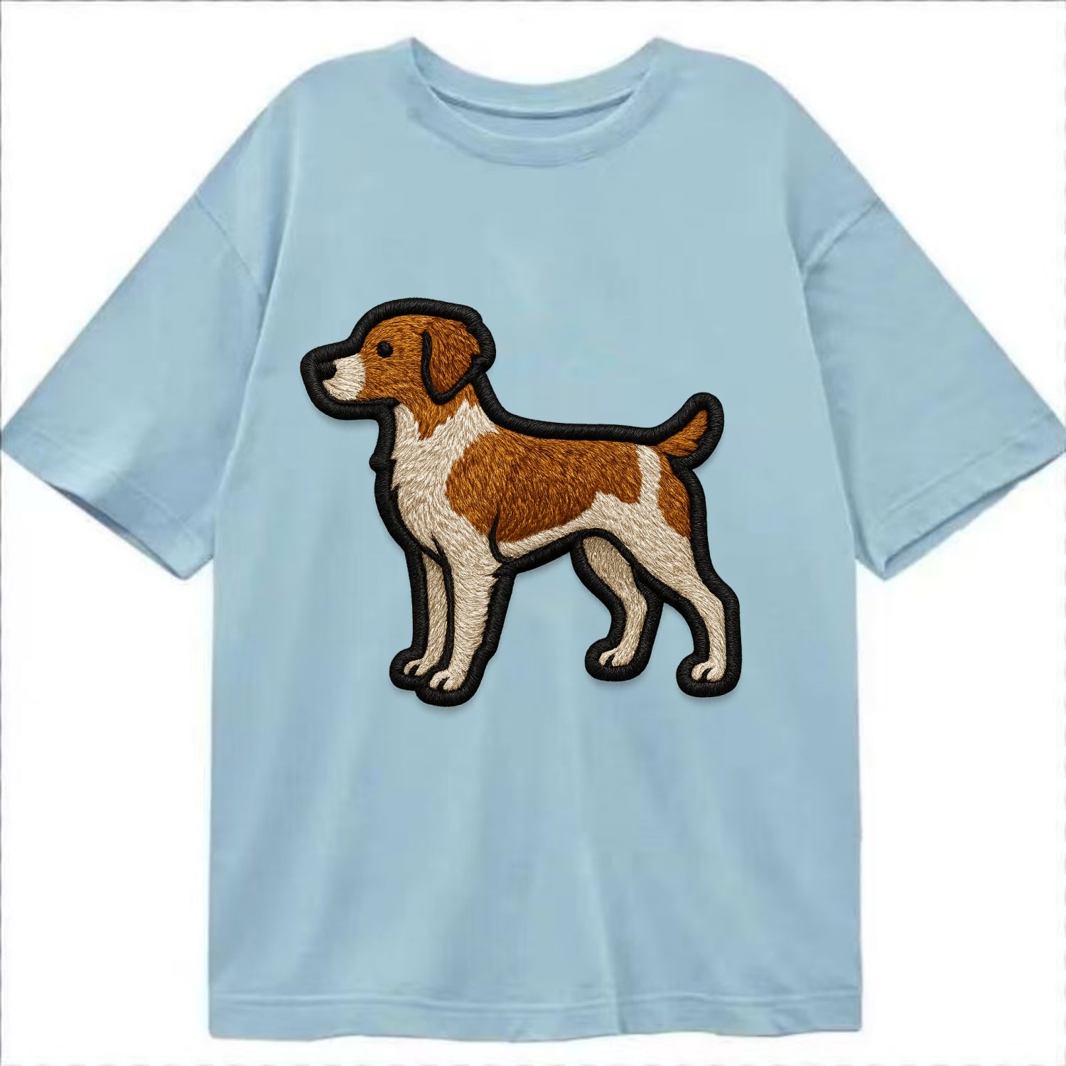 Brittany - Contemporary athletic logo wi - Classic T-shirt - Light Blue