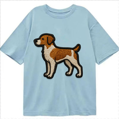 Brittany - Contemporary athletic logo wi - Classic T-shirt - Light Blue