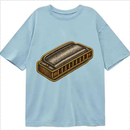 Harmonica  - Classic T-shirt - Light Blue