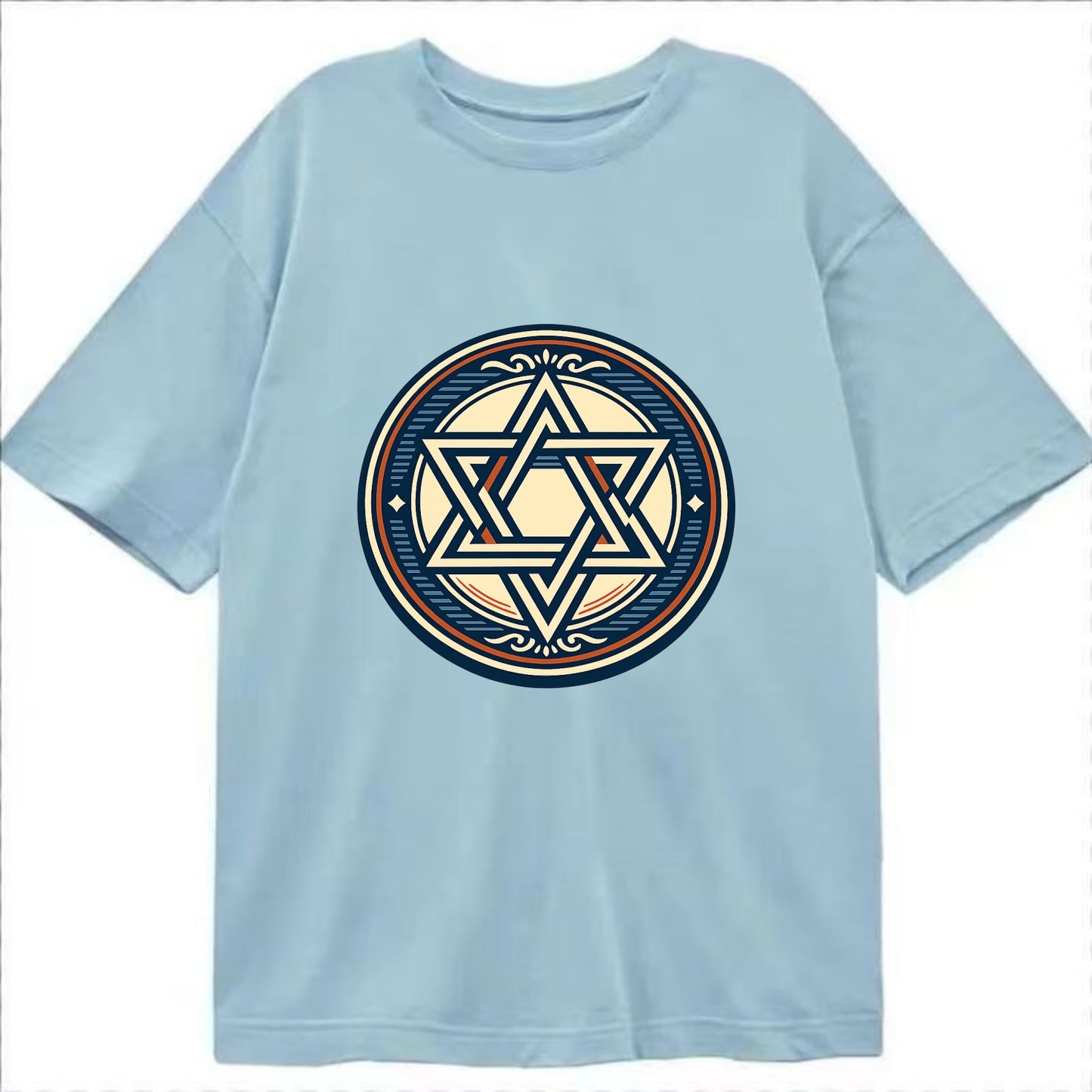 Celestial Unity Emblem - Classic T-shirt - Light Blue