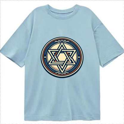 Celestial Unity Emblem - Classic T-shirt - Light Blue